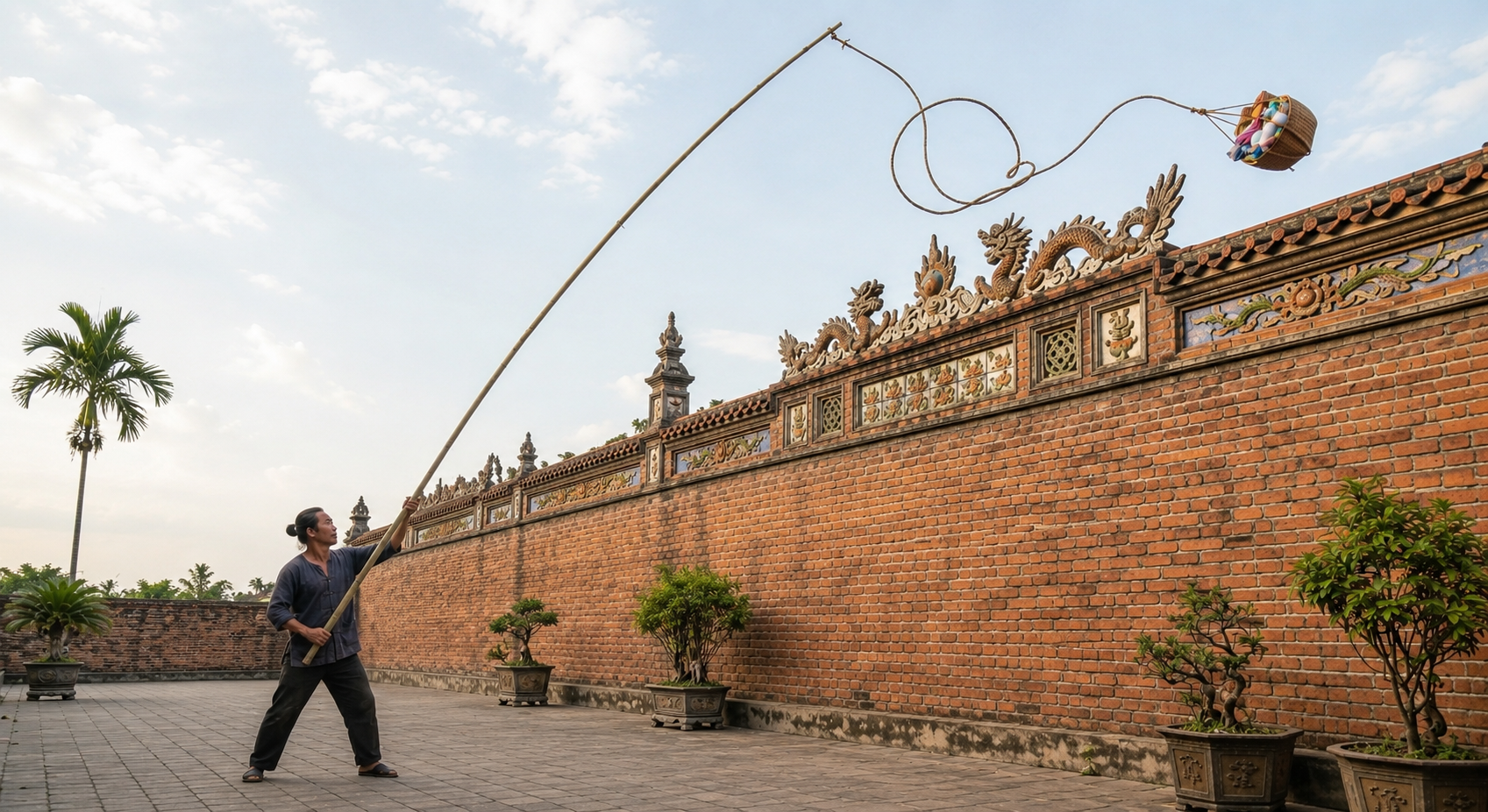 2. hất sào đồ